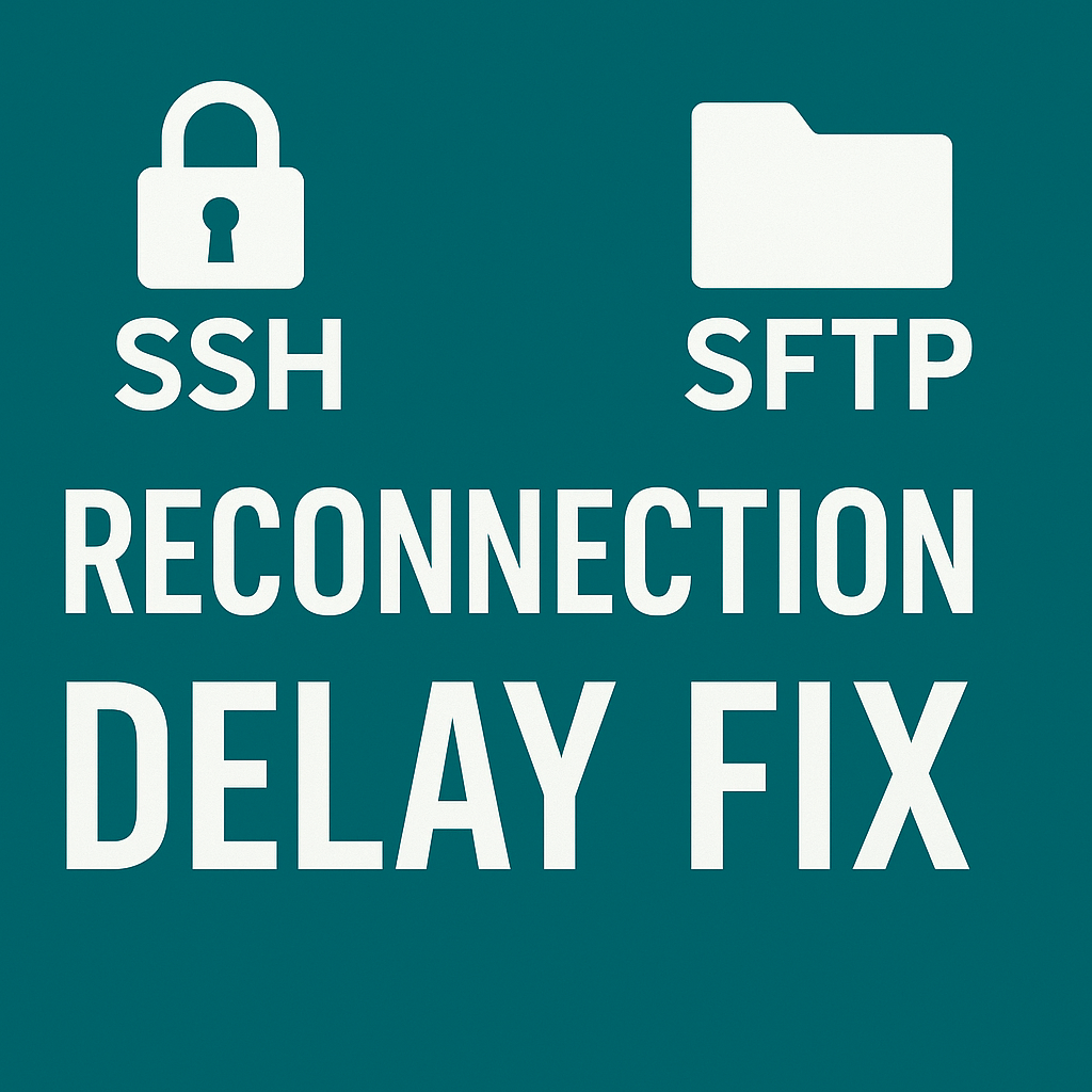 SSH/SFTP 재접속 10초 딜레이? 이렇게 하면 바로 해결된다