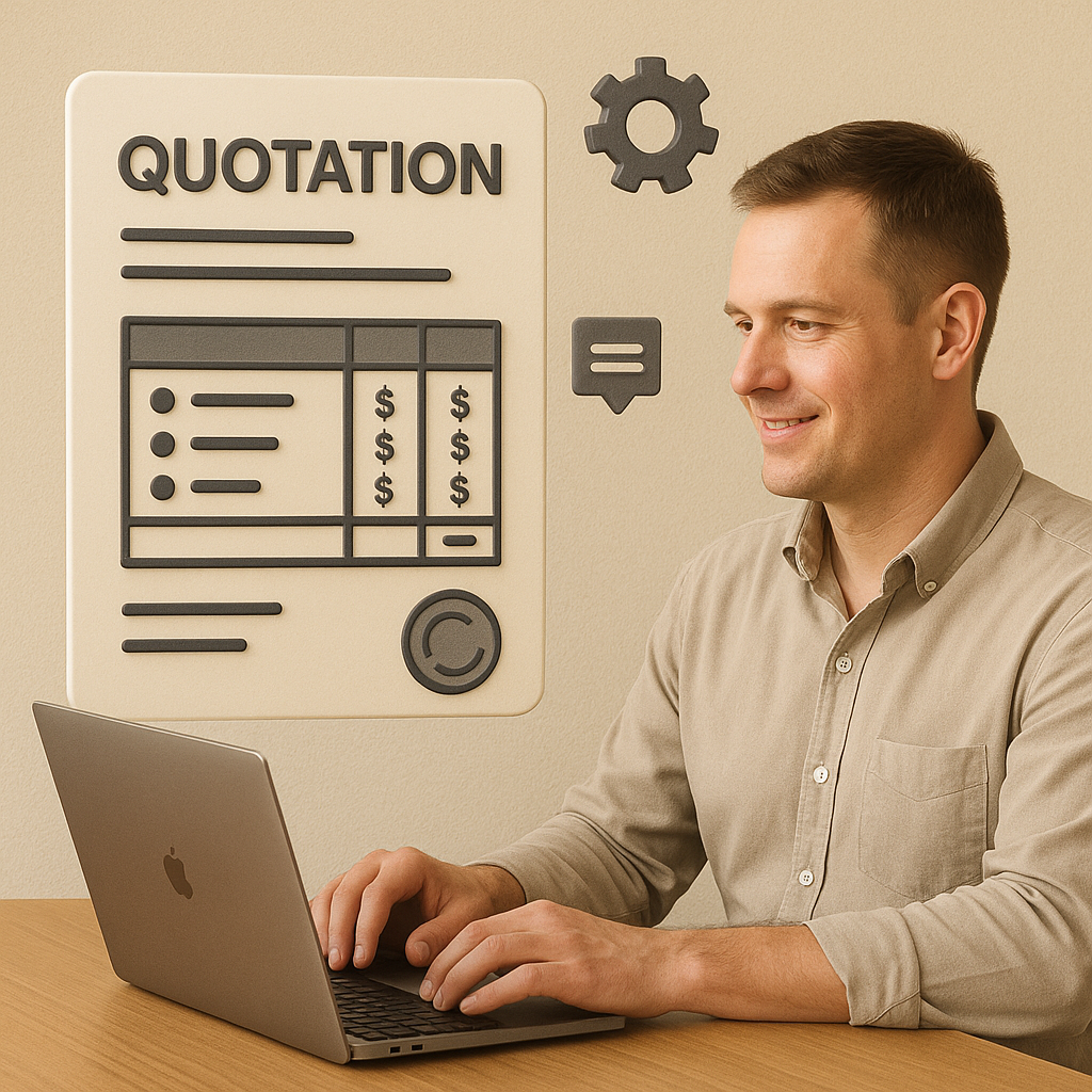 온라인 견적서 플랫폼 개발 기록: 실시간 URL 공유와 PDF 인쇄까지