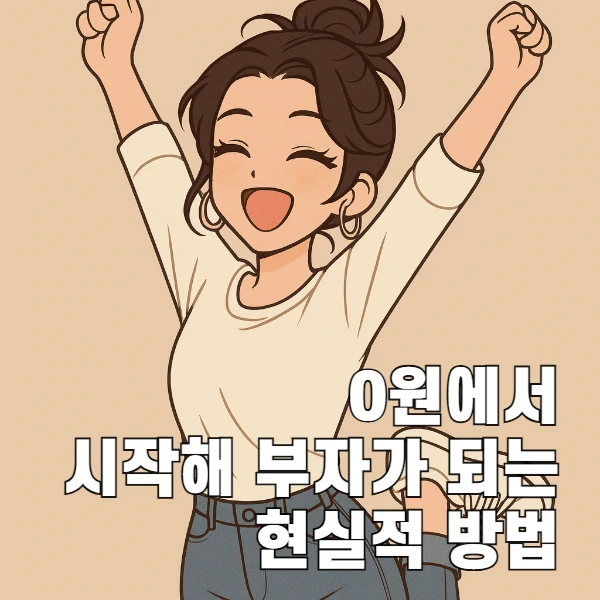 통장 0원에서 시작해 현실적으로 부자 되는 단계별 전략