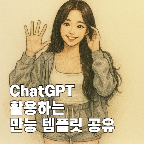 ChatGPT 활용을 10배 올리는 만능 템플릿 공유