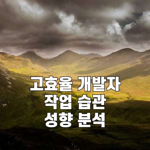 번아웃 없이 성장하는 실전형 개발자 전략 정리