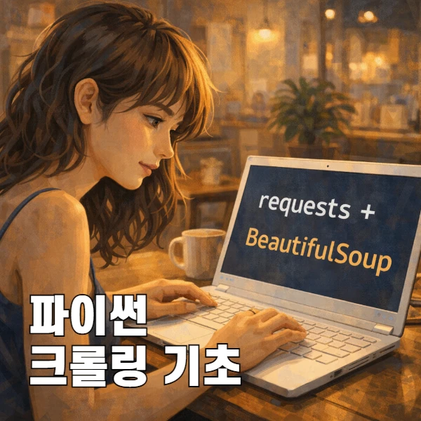 파이썬 크롤링 기초 실전 정리, requests BeautifulSoup로 데이터 수집하기