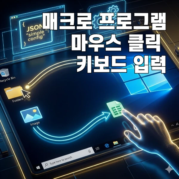 고즐매크로 윈도우 업무 자동화 프로그램 제작 및 기능 소개