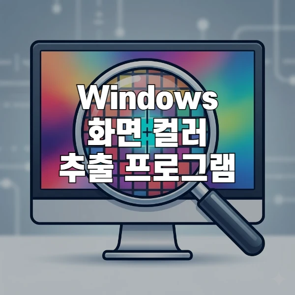 윈도우용 화면 컬러추출 프로그램 GozColor 기능 분석 및 활용가이드