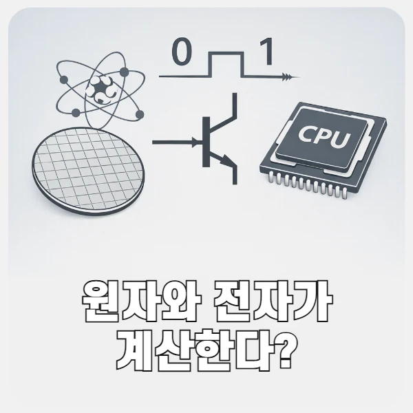 원자와 전자가 계산한다는 말의 진짜 뜻, CPU 동작을 한 번에 정리