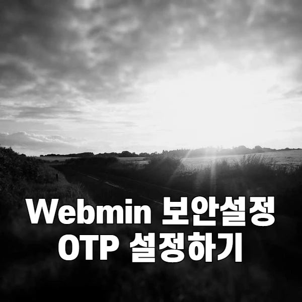 Webmin 보안 설정: 외부 차단과 OTP 적용 Webmin 해킹 방어: 접속 제한부터 2단계 인증까지