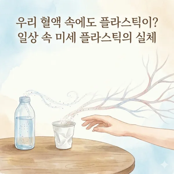 미세 플라스틱 혈액 검출 영향과 종이컵 PET병 주의사항 정리