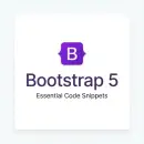 실무자를 위한 Bootstrap 5 필수 코드 스니펫 모음