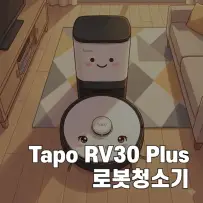 Tapo 티피링크 RV30 Plus 로봇청소기 클린스테이션 세트